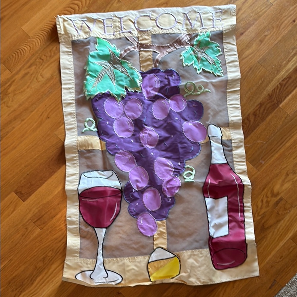 Grape Wine Welcome Banner